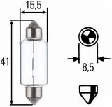 HELLA Tagurdustule pirn 8GM 002 091-141