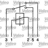 VALEO Реле, рабочий ток 643832