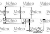 VALEO Реле, рабочий ток 643832