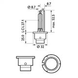PHILIPS Żarówka, reflektor dalekosiężny 85122XVS1