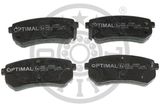 OPTIMAL Комплект тормозных колодок, дисковый тормоз 12355
