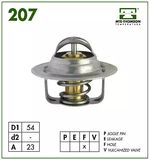 MTE-THOMSON Термостат, охлаждающая жидкость 207.90