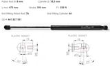 FA KROSNO Газовая пружина, крышка багажник 21944