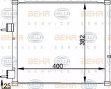 HELLA Конденсатор, кондиционер 8FC 351 036-421