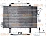 HELLA Конденсатор, кондиционер 8FC 351 038-591