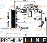 HELLA Kompressor, klimatanläggning 8FK 351 113-481