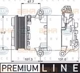 HELLA Kompressor, klimatanläggning 8FK 351 334-041