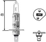HELLA Glödlampa, huvudstrålkastare 8GH 002 089-151