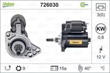 VALEO Startmotor 726030