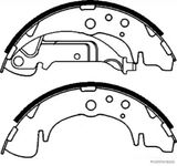 HERTH+BUSS JAKOPARTS Trummelpiduriklotside komplekt, käsipidur J3500521