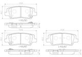 BREMBO Комплект тормозных колодок, дисковый тормоз P09023N