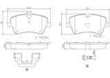 BREMBO Комплект тормозных колодок, дисковый тормоз P50045N