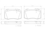 BREMBO Комплект тормозных колодок, дисковый тормоз P50053N