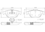 BREMBO Комплект тормозных колодок, дисковый тормоз P50068N