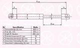 KLOKKERHOLM Газовая пружина, крышка багажник 95067100