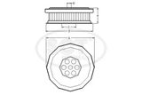 SCT Germany Hüdraulikafilter,roolimine SH 4765