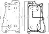 MAHLE Oljekylare, motor CLC 13 000S