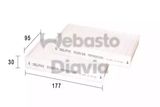 WEBASTO Фильтр, воздух во внутренном пространстве 82D0325165A