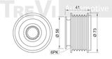 TREVI AUTOMOTIVE Frihjulskoppling, generator AP1011