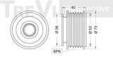 TREVI AUTOMOTIVE Frihjulskoppling, generator AP1031
