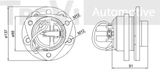 TREVI AUTOMOTIVE Pyöränlaakerisarja WB1104