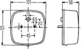 HELLA Задний фонарь 2SE 002 578-707