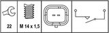 HELLA Kytkin, peruutusvalo 6ZF 008 621-331