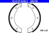 ATE Bremžu loku kompl., Stāvbremze 03.0137-0150.2