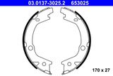 ATE Trummelpiduriklotside komplekt, käsipidur 03.0137-3025.2
