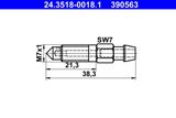 ATE Ventilationsskruv /-ventil 24.3518-0018.1