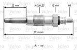 VALEO Glödstift 345116