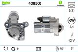 VALEO Startmotor 438500