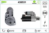 VALEO Startmotor 438531