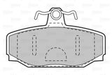 VALEO Bromsbeläggssats, skivbroms 598621