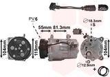 VAN WEZEL Kompressor,kliimaseade 0300K003