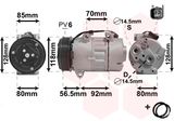 VAN WEZEL Kompressor, klimatanläggning 1800K394