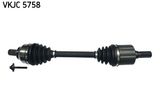 SKF Vetoakseli VKJC 5758