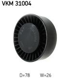 SKF Kiristysrulla, moniurahihna VKM 31004