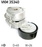 SKF Натяжной ролик, поликлиновой ремень VKM 35340