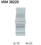 SKF Kiristysrulla, moniurahihna VKM 38220