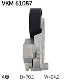 SKF Pingutusrull,soonrihm VKM 61087