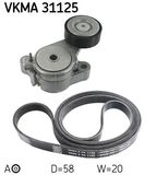 SKF Moniurahihnasarja VKMA 31125