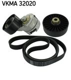 SKF Поликлиновой ременный комплект VKMA 32020