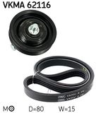 SKF Moniurahihnasarja VKMA 62116