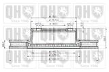 QUINTON HAZELL Тормозной диск BDC3507