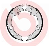 BREMBO stabdžių trinkelių komplektas, stovėjimo stabdis S 83 551