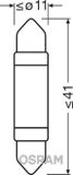 ams-OSRAM Kvēlspuldze, Salona telpas apgaismojums 6499WW-01B