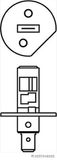 HERTH+BUSS ELPARTS Glödlampa, fjärrstrålkastare 89901021