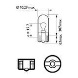 PHILIPS Hõõgpirn, Suunatuli 12961LLECOCP