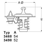 BorgWarner (Wahler) Termostat, środek chłodzący 3498.88D
